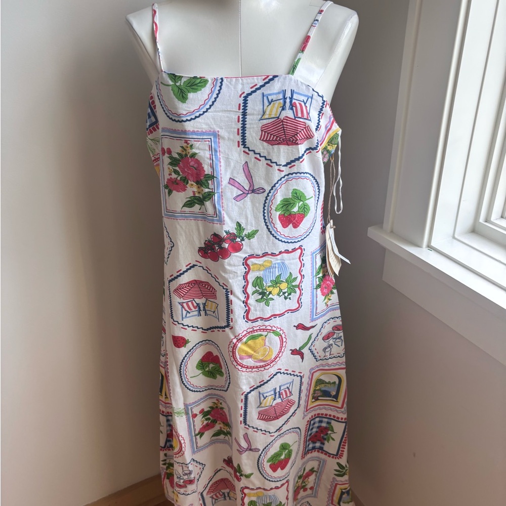 NWT Midnight Sky Floral Strapless Maxi Dress